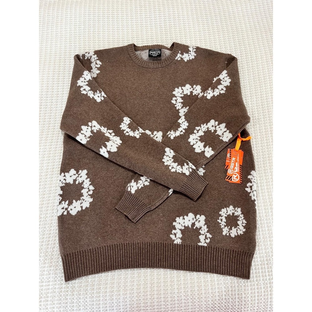 RGSTR UNISEX CREW NECK‎ SWEATER SIZE XL Brown